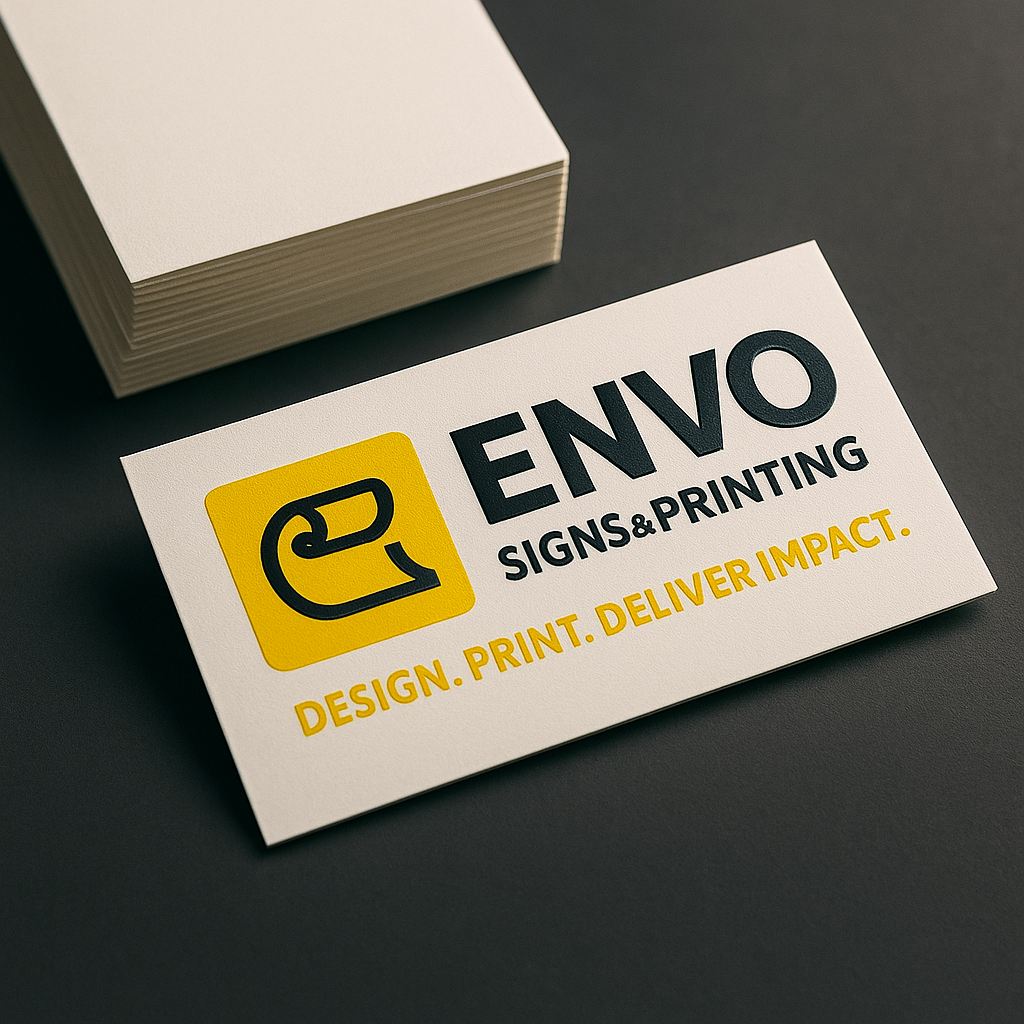 Soft touch business cards