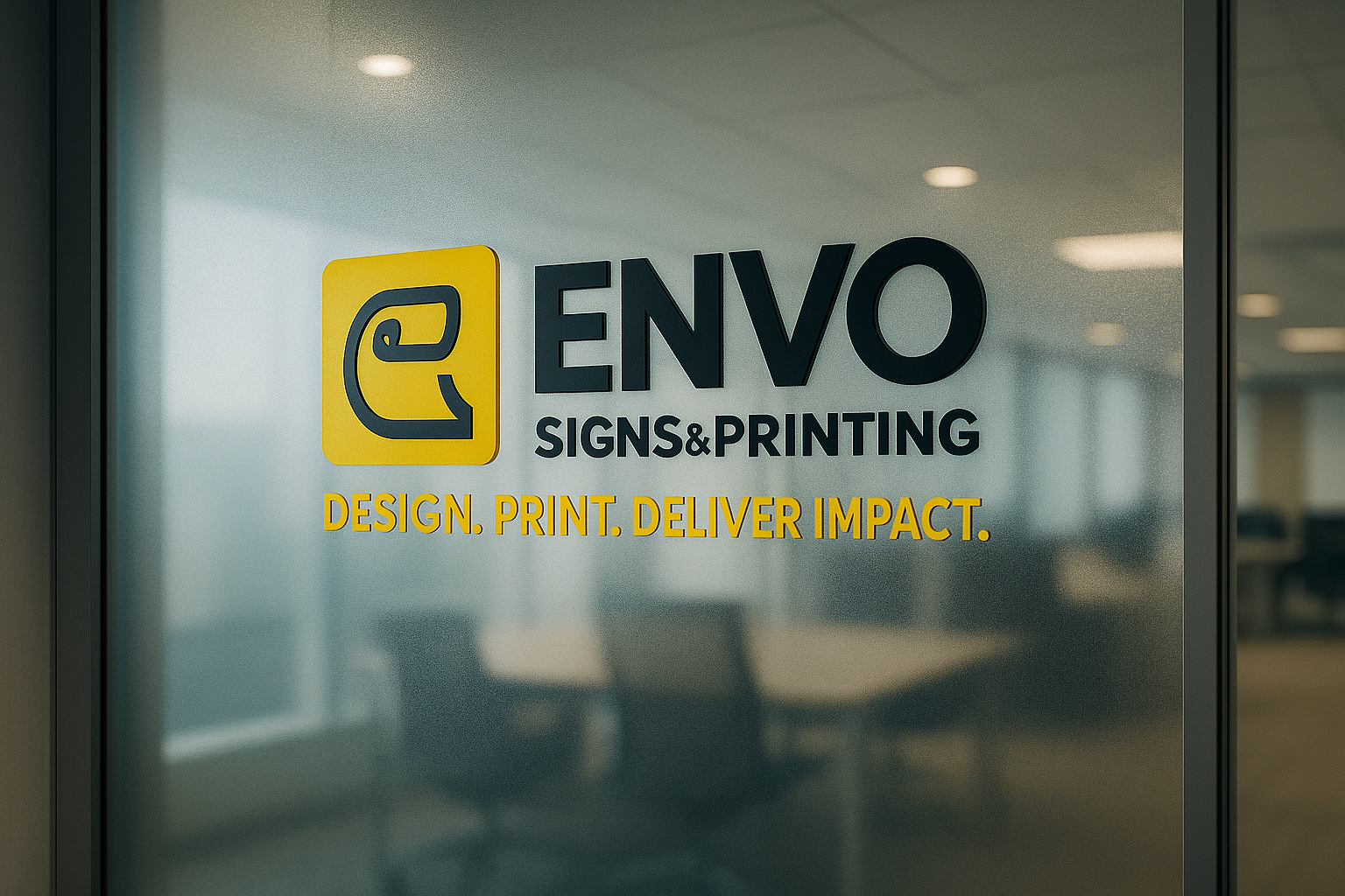 Solid vinyl window graphics